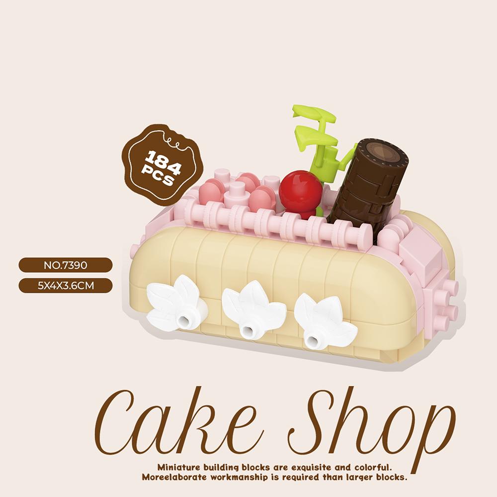 

Birthday Gifts DIY Mini Cake Decorations Kids Building Blocks Toys Mini Bricks Dessert Food Sets Educational Toys No box