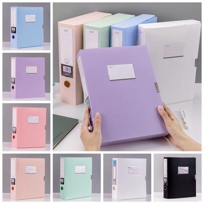Morandi Color Desktop Storage Box Multifunctional Document Case  School Office Supplies