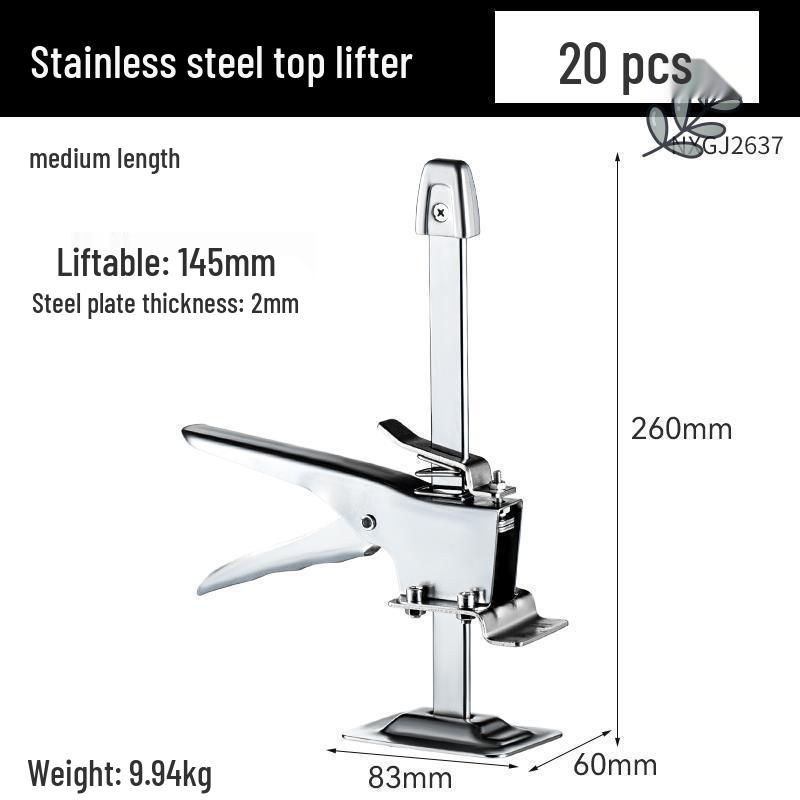 Multifunctional Door & Window Installation Lifter - Anti-Theft, Tile Leveling, Cabinet & Home Tool