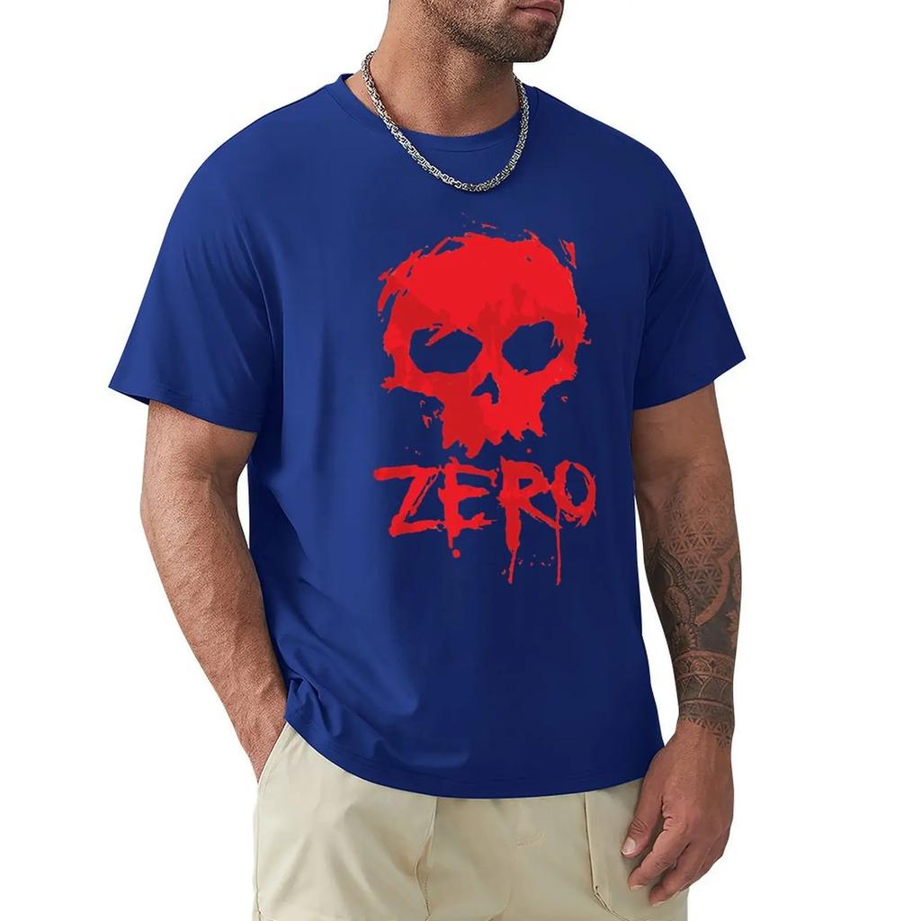 New Zero Original Skate Vintage Skull Men'S Black T-Shirt Unisex Men Women Tee Shirt