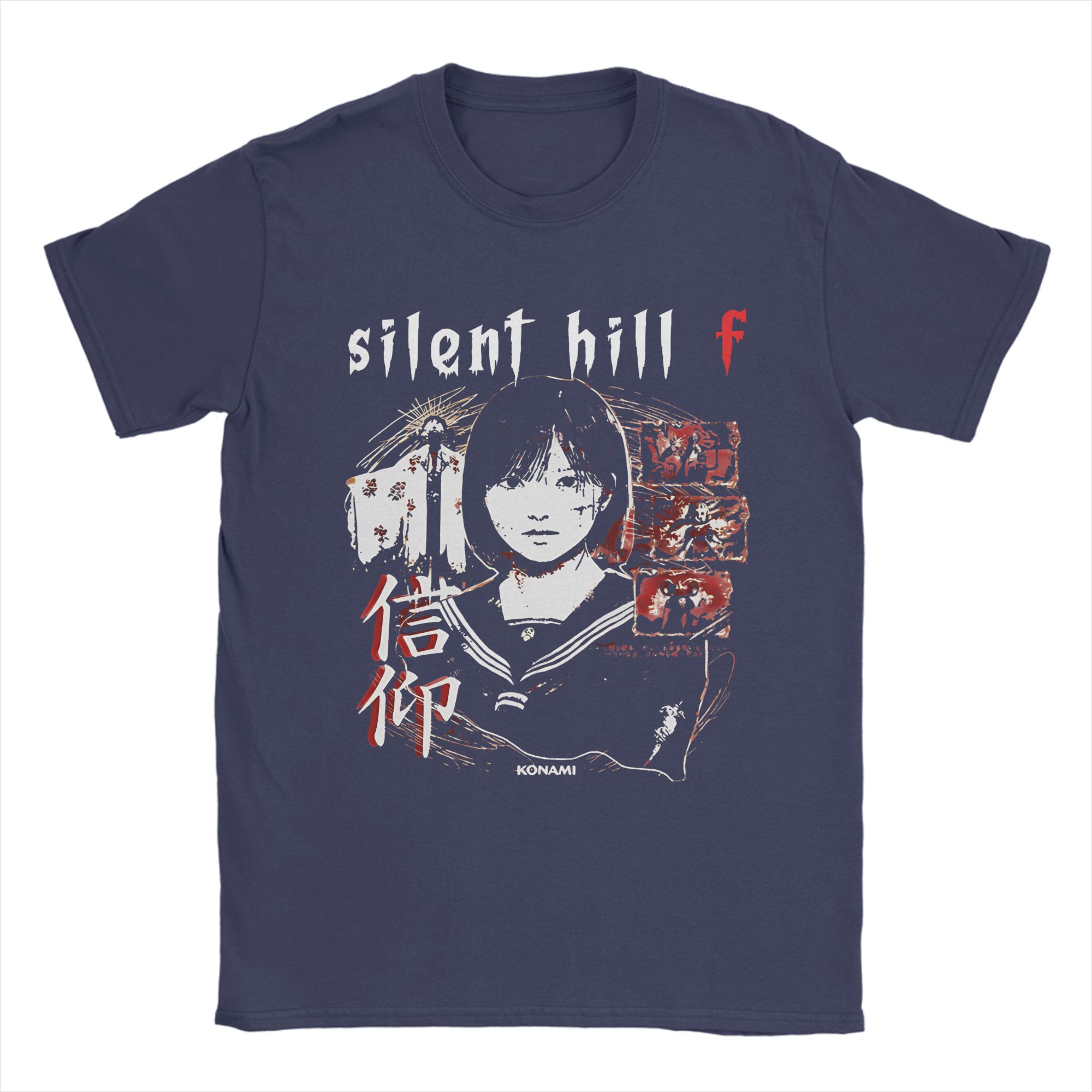 

Hinako-Shimizu Silent Hill F Vintage Men T Shirts Awesome Tees Short Sleeve O Neck T-Shirt Cotton Summer Tops 4XL