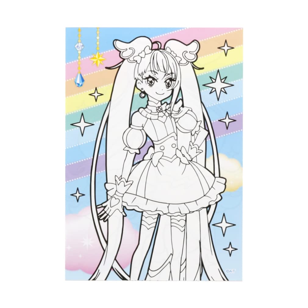 Sunstar Stationery Precure Coloring Book Volume B6 Precure Design 8384340A