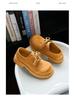 2024 Autumn Unisex Couple's British Style Retro Thick-Soled Casual Leather Shoes 9533-K