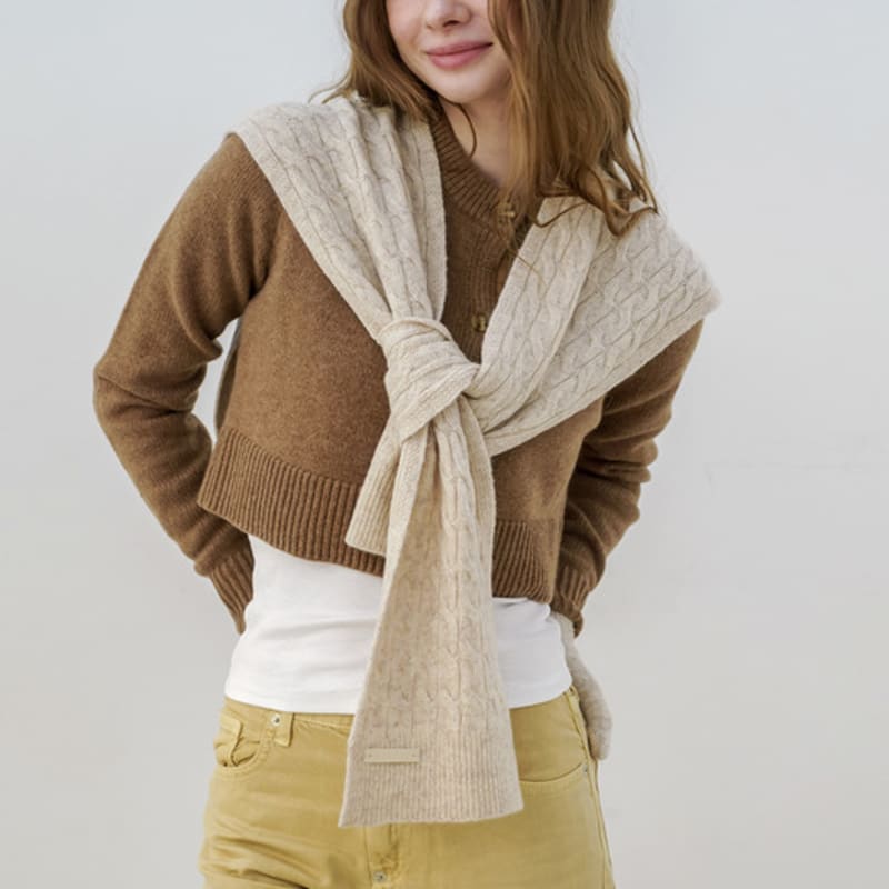 meminn ssorel twist shawl muffler 4colors