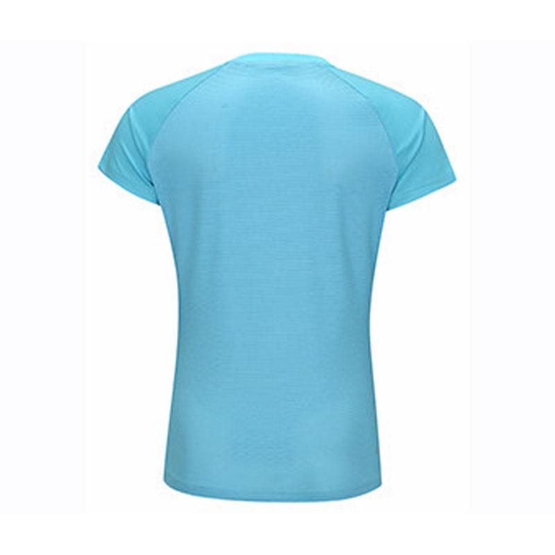 Li-Ning Quick-Dry Jersey Competition T-Shirt Women Tops Light-Blue AAYU144-3