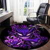 1pc Evil Spirit Office Round Area Rug, Under Office Chairs Bedroom Living Room Home Decor, Room Deco