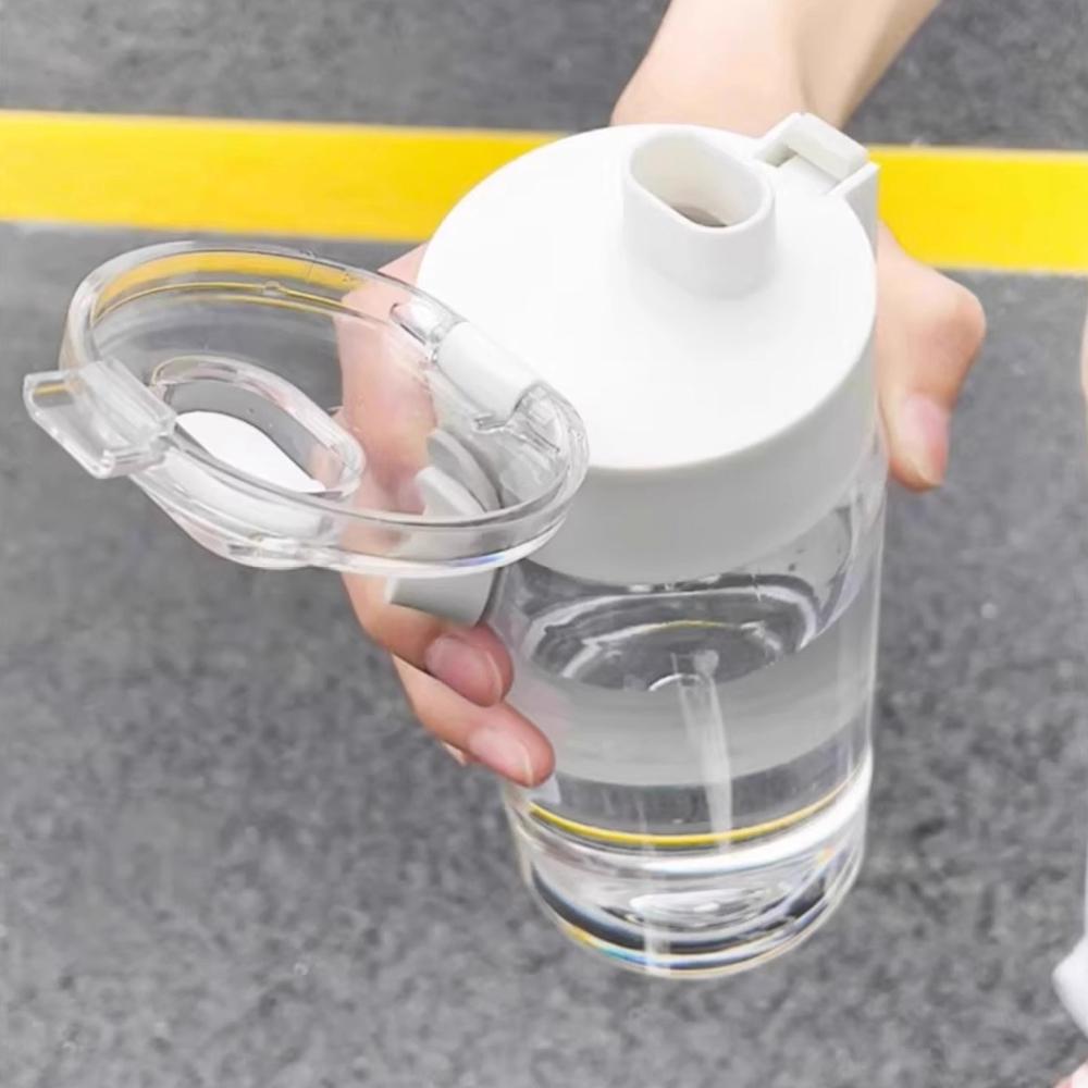 School Children's Water Bottle Tritan Material BPA Free Leak Proof Plastic Water Bottle with Drinking Cap Reusable350/550/800/ml