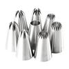 8pcs Cake Decoration Nozzle Set Stainless Steel Nozzles Cream Cake Universal Food-grade For Decorating Cookies Cupcakes