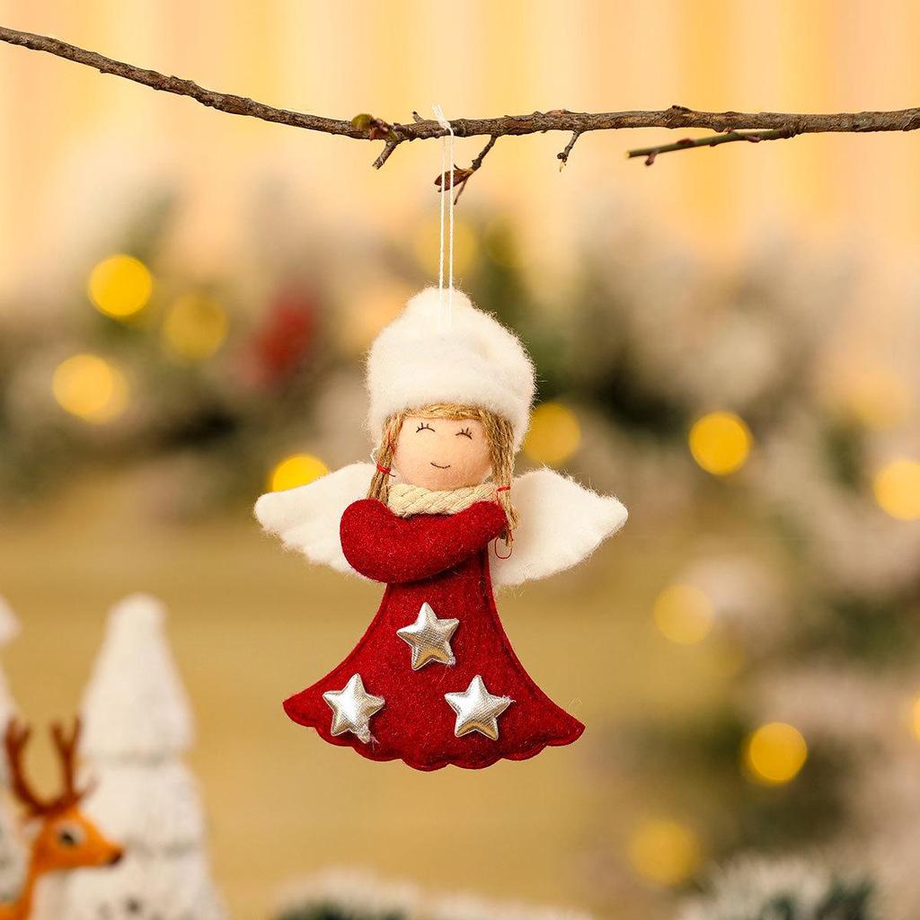 Colección de Colgantes de Muñecos de Tela Nuevos 2025: Adornos para el árbol de Navidad y pequeños regalos