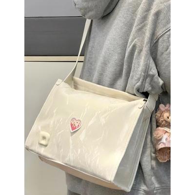Versatile Large Capacity Crossbody Bags for Women New Simple Female Canvas Commuter Handbags Leisure Students Tote Bags
