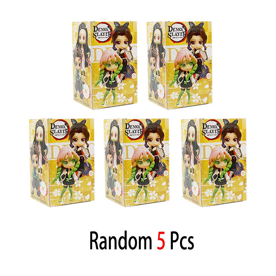 2026 NEW  Demon Slayer Blind Box Anime cartoon 6Pcs 8Pcs 12Pcs 20Pcs Sets Kimetsu No Yaiba PVC Dolls Desktop Decora