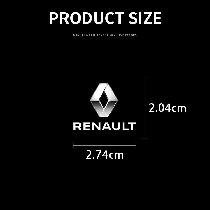 Car Front Seat Headrest Badge Decal Car Side Window Stickers For Renault DACIA Scenic Loguna Twingo Symbol Fluence Espace Clio S444