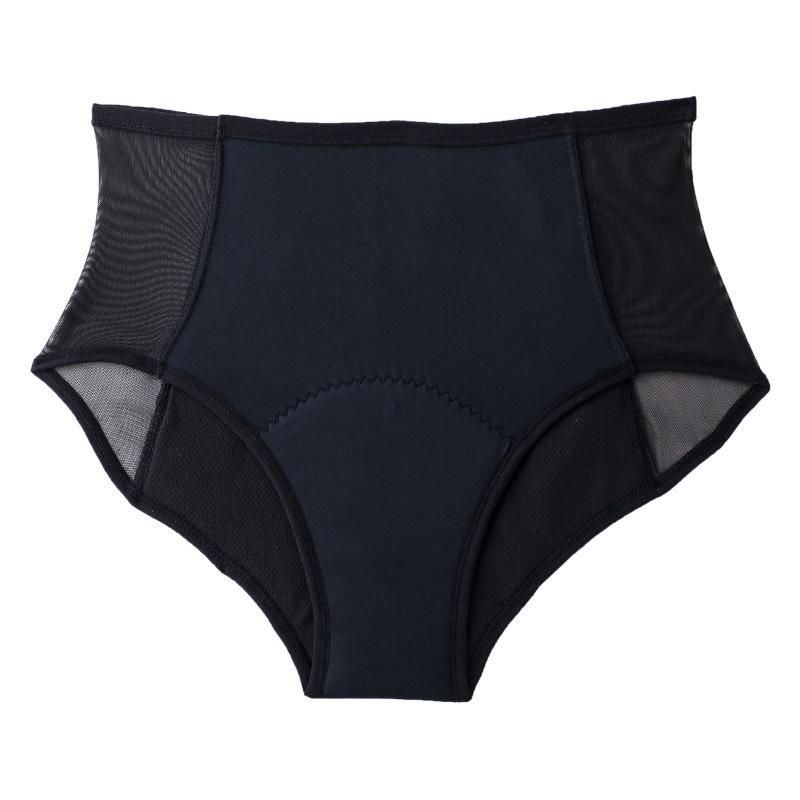 

Реабсорбирующее физиологическое нижнее белье менструальное белье с защитой от протеканий менструальные физиологические трусики 3XL чёрный