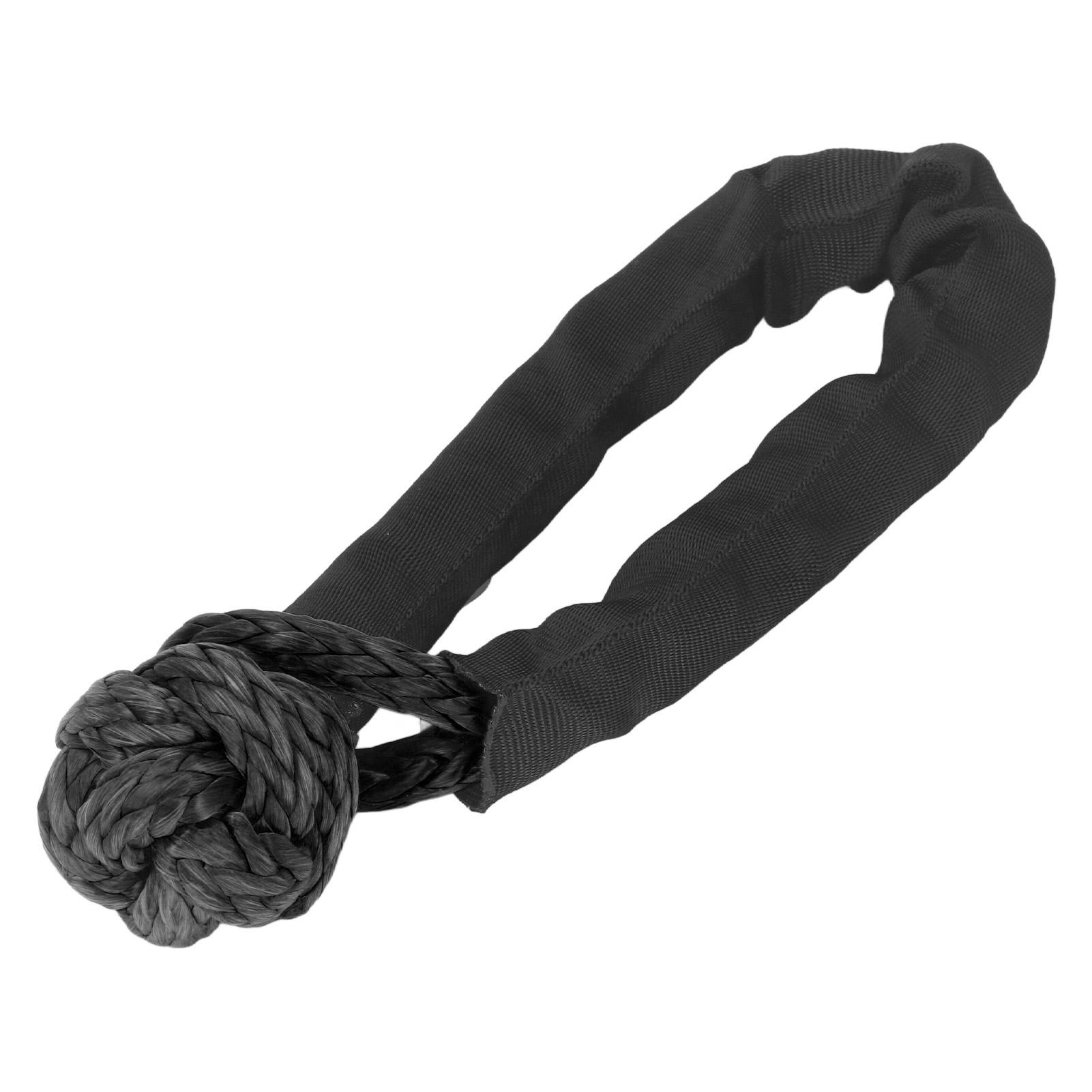 

Soft Shackle 20mm 41000 LBS Break Strength Recovery Rope Shackle with Protective Sleeve for Truck Large SUVs Offroad