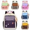 Childrens Large Capacity Oxford Cloth School Backpack With Breathable Design For Elementary Students