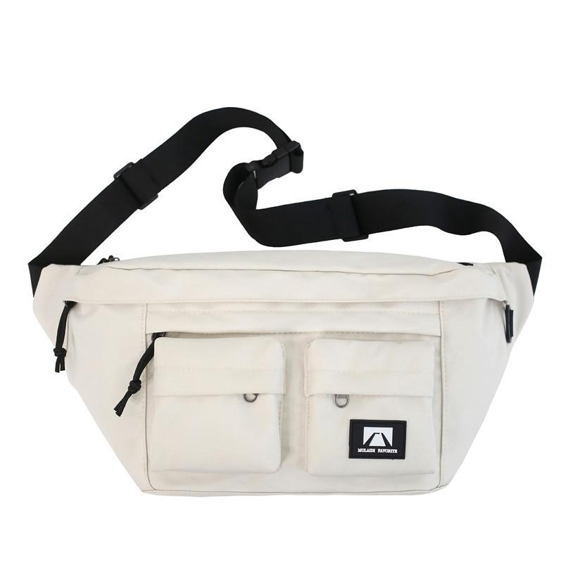 Simple and Spacious Street Trend Men's Crossbody Bag, Fashionable and Sporty Casual Women's Bag