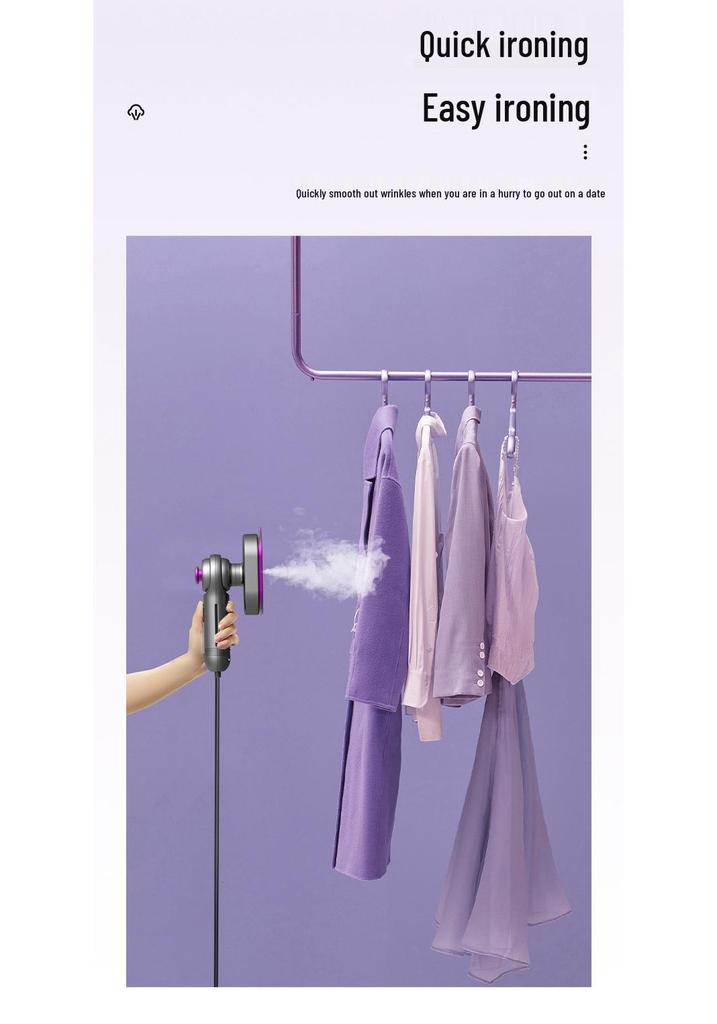 Compact Swirl Rotary Electric Garment Steamer - Handheld Portable Iron with Rotary Handle