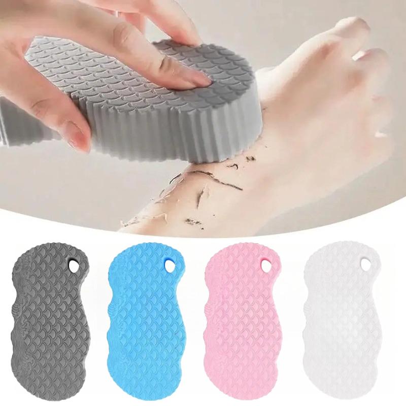 Soft Sponge Bath Body Scrubber Gentle Exfoliating Shower Brush Skin Cleansing Tool Practical Bathroom Accessory for Daily Body Skin Care Shower