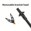 Fishing Poles Support Rack with Ground Stake Rod Holder Mount Bracket Portable Fishing Rod Stand Telescopic Poles Holder