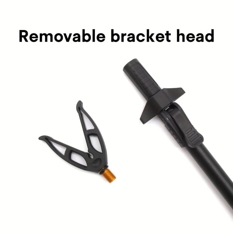 Fishing Poles Support Rack with Ground Stake Rod Holder Mount Bracket Portable Fishing Rod Stand Telescopic Poles Holder