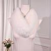 Soft Faux Fur Scarf Double-sided Women Winter Scarves Fashion Thickened Neckscarf  Unisex