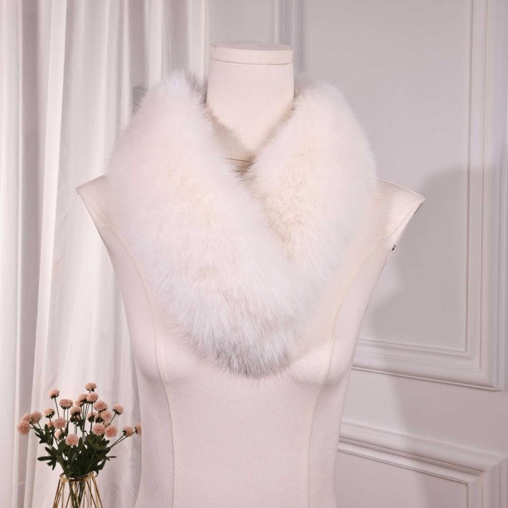 Soft Faux Fur Scarf Double-sided Women Winter Scarves Fashion Thickened Neckscarf Unisex