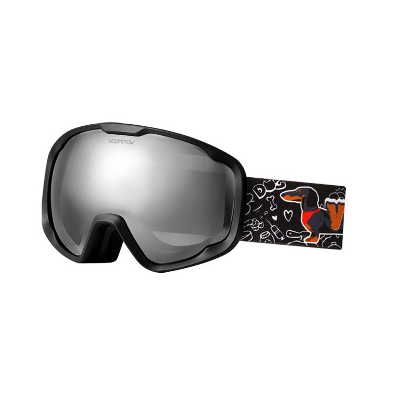 VOZAPOW Kids Spherical Anti-Fog Ski Goggles