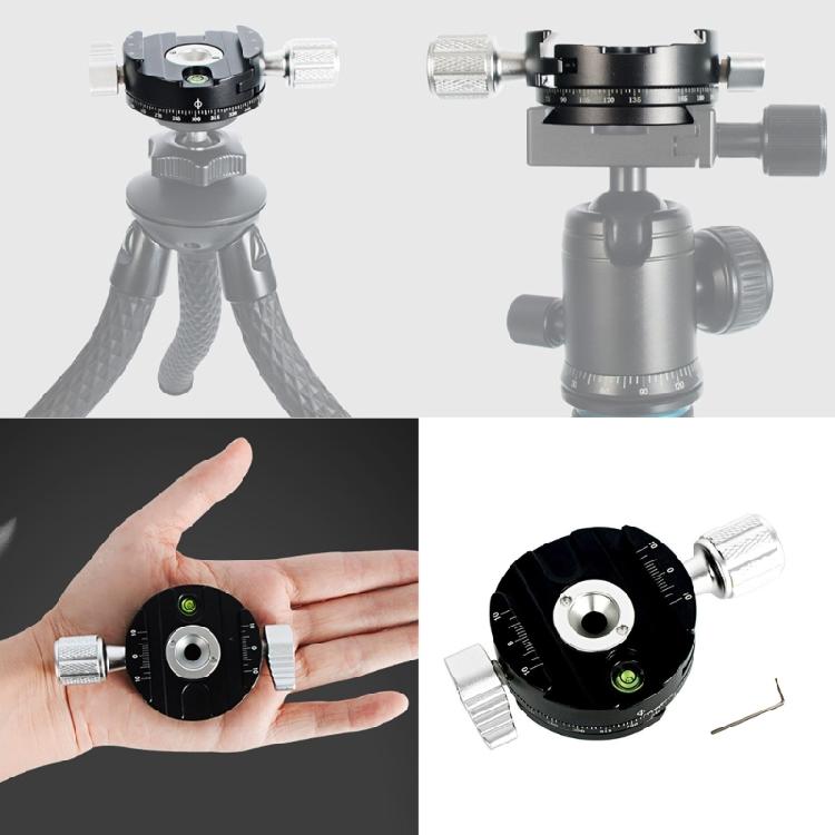 Kamera Klemme 360 Grad Drehung Panoramische Klemme DSLR Schnellwechsel Halterung Adapter Für DSLR Kamera Stativ Zubehör