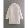 Faux Fur Coat Women Winter Designer Fluffy Jacket Furry Overcoats Girl Stylish Long Outerwear