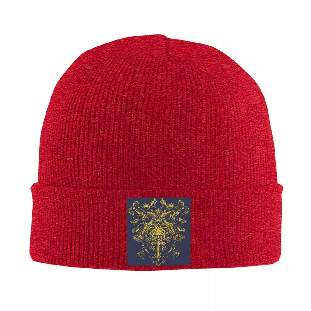 Belmont Crest Castlevania Warm Knitted Cap Winter Knit Bonnet Hat Skullies Beanies Hip Hop Caps for Unisex