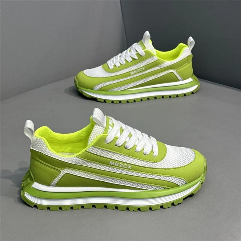 Herren Freizeit-Sportschuhe rutschfest atmungsaktiv Mode Herrenschuhe Schnürung Laufschuhe