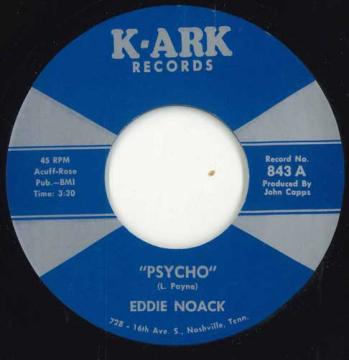 

Пластинка 7 дюймов EDDIE NOACK Psycho Invisible Stripes 843 Kark UK 2025 UK Rock
