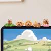 Navigator Screen Capybara Screen Figurine Cute Animal Capybara Ornament Model  Center Console