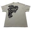 Y2K Cyber Grunge T-Shirt Weißer Totenkopf Grafik Größe XL AE2