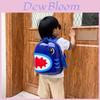 Adorable Lightweight Cartoon Shark Backpack For Kids Stylish Durable Design For Boys And Girls