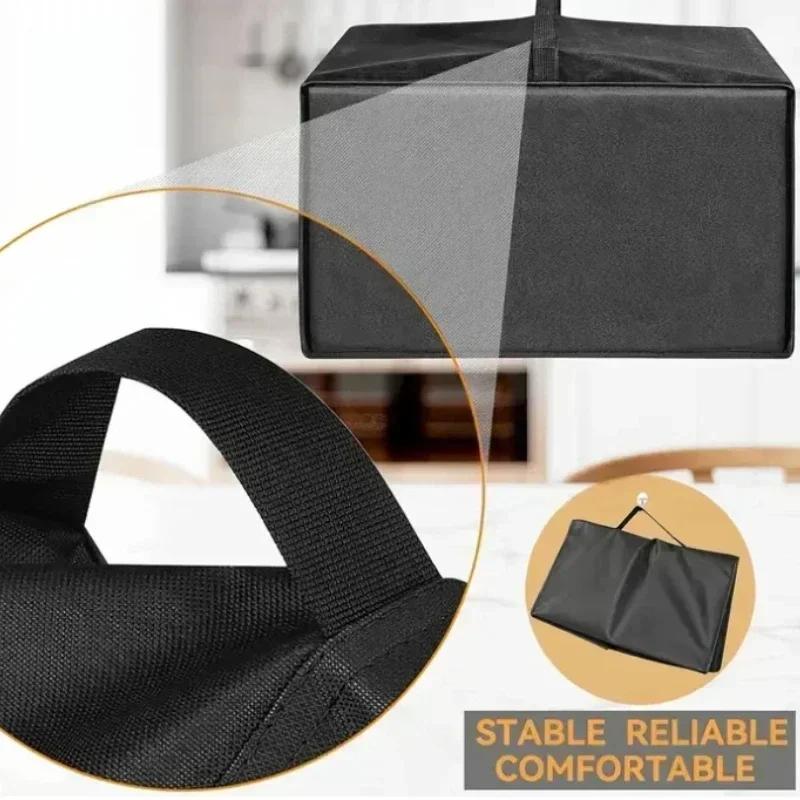 Universal Microwave Oven Cover 420D Oxford Cloth Waterproof Sunproof Dustproof Electrical Appliance Furniture Protection