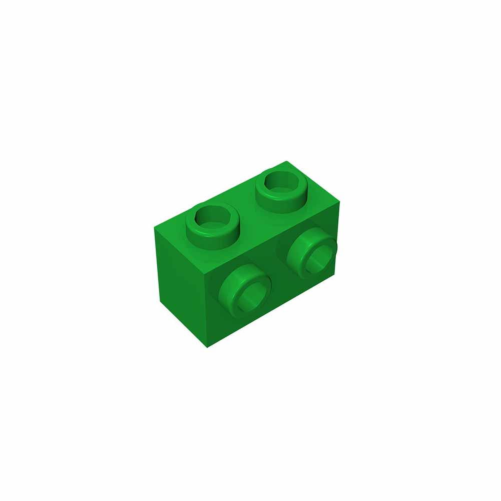 55 Stück MOC-kompatible 11211 Bausteinteile, 1x2 einseitig mit herausragendem Adapterstein, DIY Kinderspielzeug Geschenk