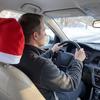 Soft Comfortable Santa Claus Car Pillowcase Car Seat Headcover  Automobile Interior