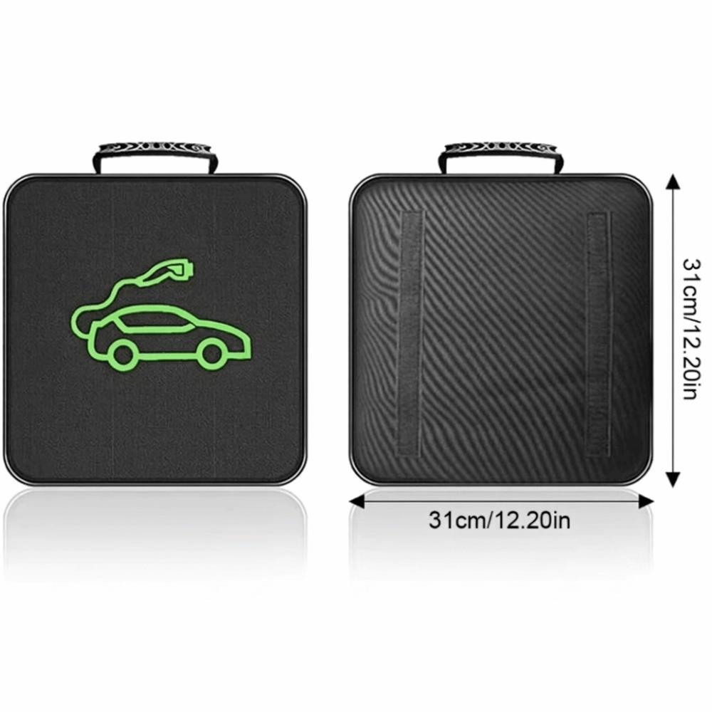 Spacious Inner Space EV Charging Cable Storage Bag Car Charging Cable Organizer Bag  Outdoor Use