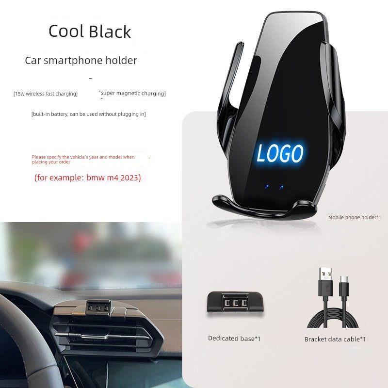 Supply of Dedicated Car Phone Holders, Clip-On Screen Mounts, and Modified Car Mounts [Special Car Buckle] [D5 Non-Magnetic Black]