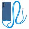 For Samsung Galaxy A05s 4G TPU Phone Case Microfiber Lining Rubberized Cover with Lanyard