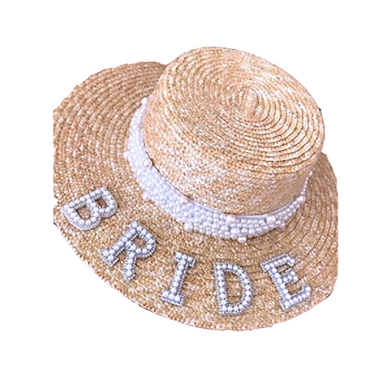 

Шляпа невесты ручной работы для свадебной вечеринки с солнцезащитными очками, свадебная шляпа-федора в стиле вестерн, летние солнцезащитные инструменты 1