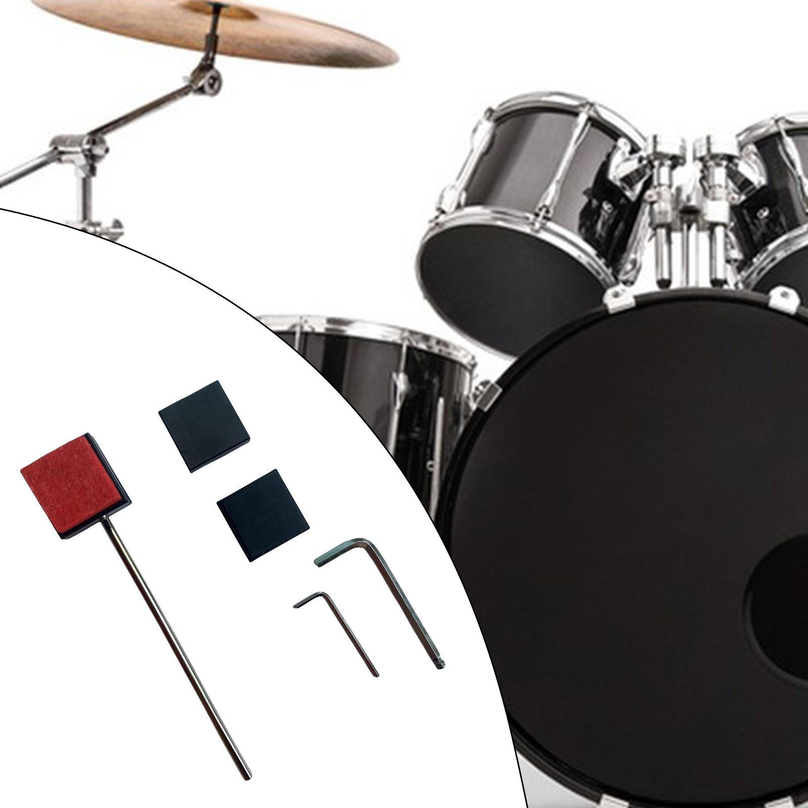 Bass Drum Beater Head Professional Pedal Mallet for Kick 3 Beater Head