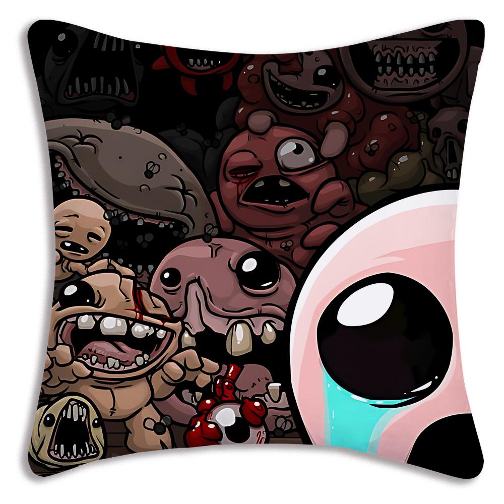 Cartoon The B-Bindings Of Isaac Pillow Covers Cartoon Sofa Decorative Home Double-sided Printing Short Plush Cute Cushion Cover