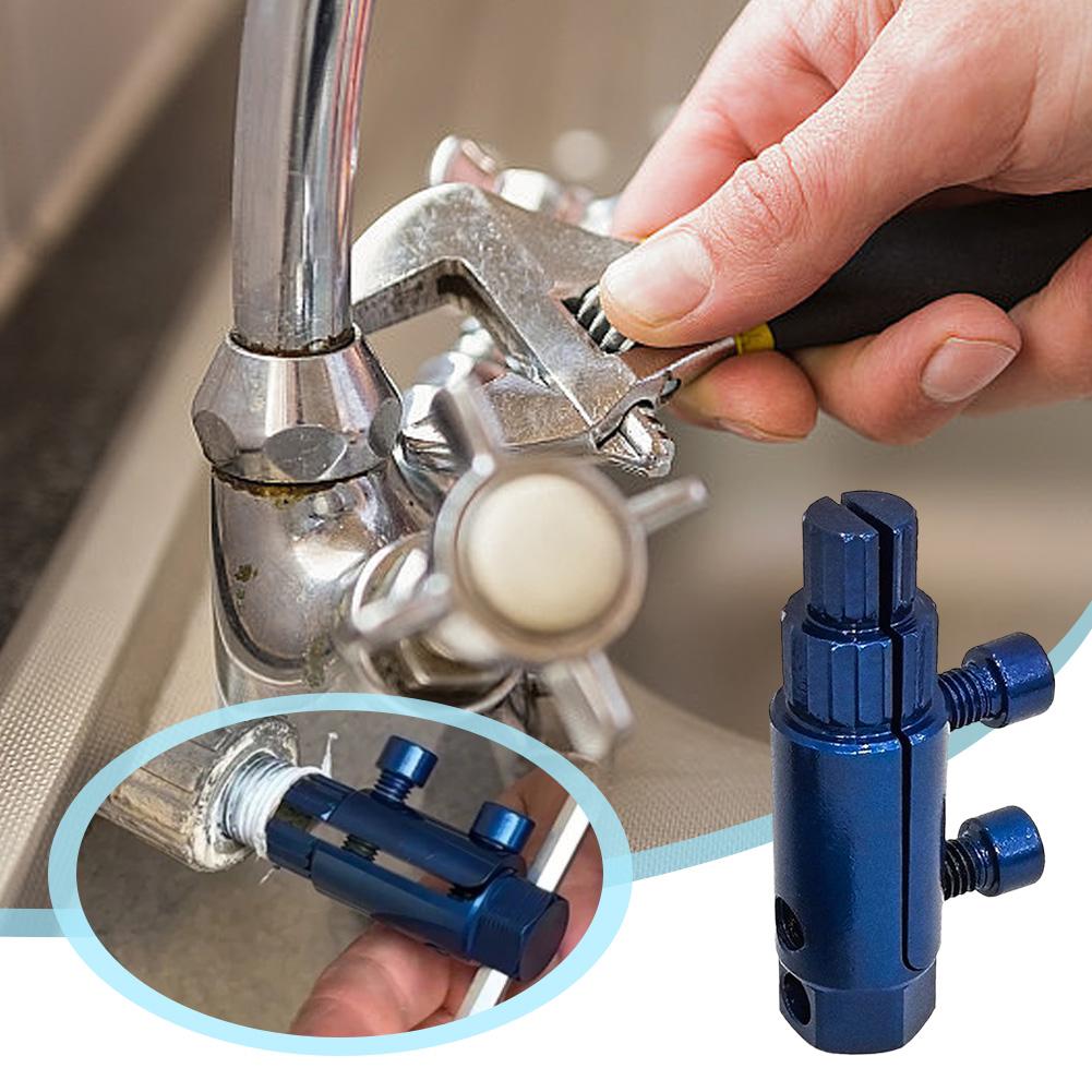 Thread Removal Tool Hex Stripped Screw Extractor Set Broken Screw Removal Tool for Broken Threads in Faucets/Angle Valves