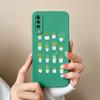 For Samsung Galaxy A50 A50S Phone Case Cartoon Liquid Silicone Full Coverage Anti Drop Shell For Samsung A 50 A50 S Bumper Funda
