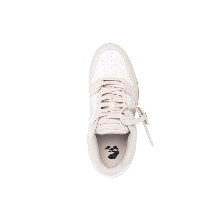 OFF WHITE Out Of Office 'OOO' Basse Nude Bianco Donna OWIA259F21LEA0010161