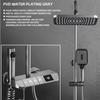Stainless Steel Bathroom Showerhead Set Thermostatic Digital Display Showerhead Piano Key Advanced Shower Set