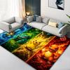 Pikachu Anime-Pokemon Carpet Rug for Living Room Bedroom Home Sofa Decoration,Kids play Non-slip Floor Mat