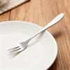 Edelstahl Geschirr Abendessen Gabeln Obst Salat Kuchen Dessert Servieren Gabel (Dreizinkig)